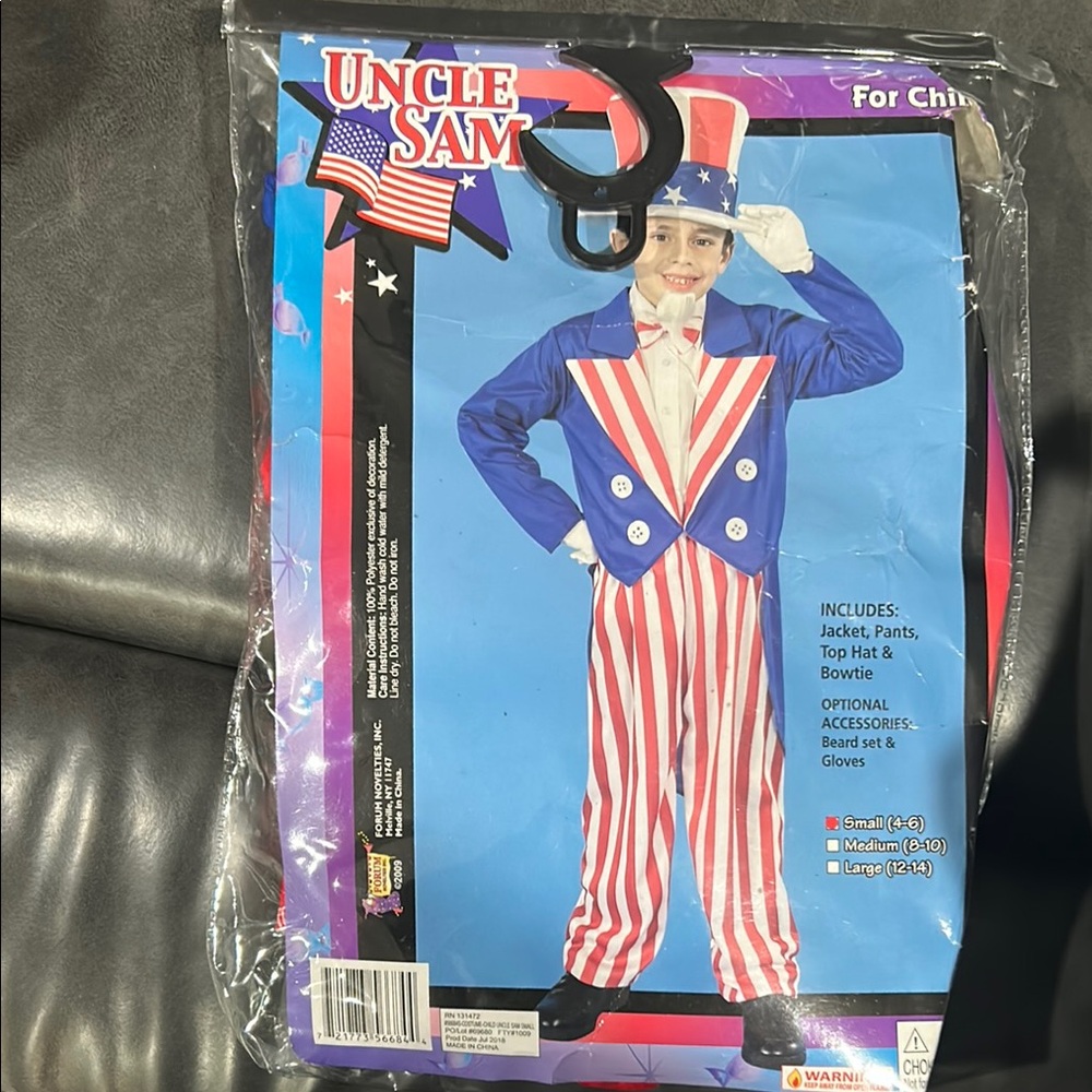 Kids Costume - Blue, Red, White
